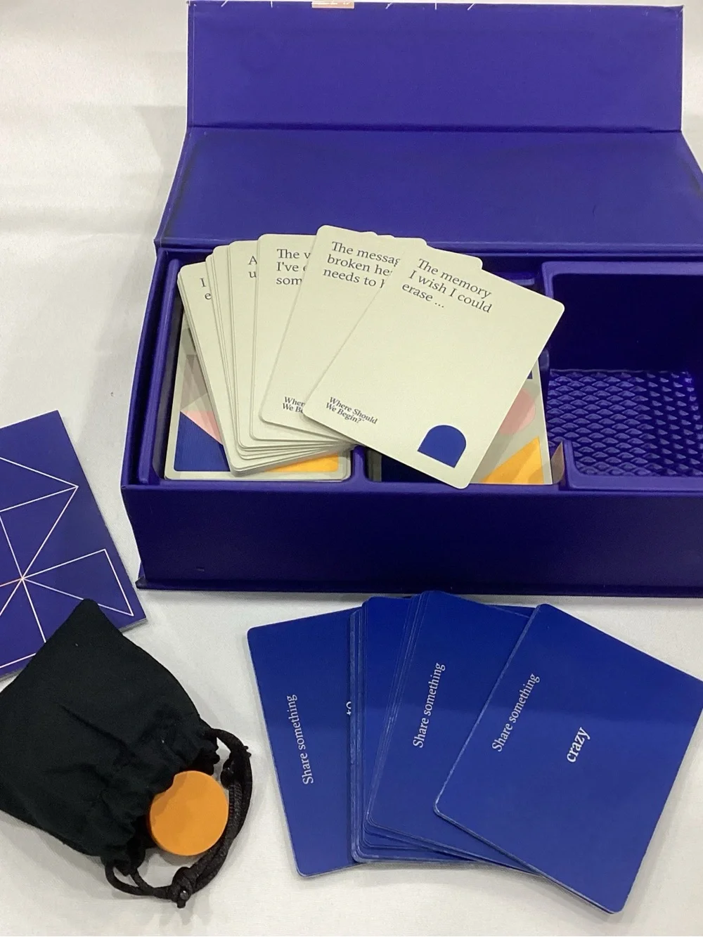 Where Should We Begin? Conversation Game by - Blue & Gold Box